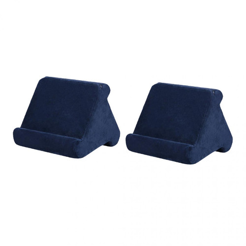 marque generique - 2 Pièces Stable Tablet Pillow Bed Stand Support De Repos De Livre Pour  E-reader - Literie de relaxation Bleu + bleu foncé