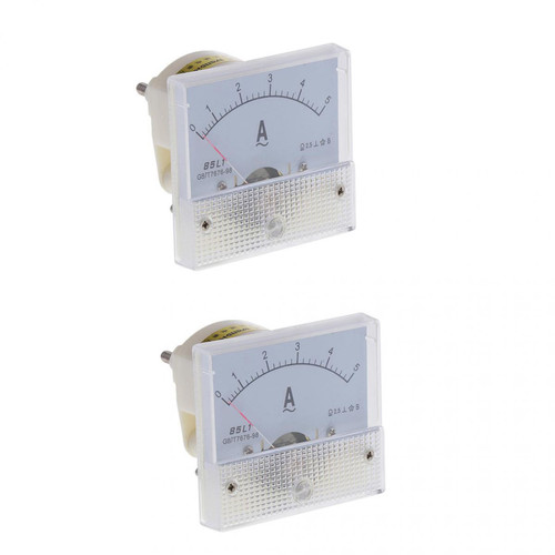 Mètres marque generique 2 X 85L1 AC Voltmètre Pointeur Analogique Tension Mètre Jauge 2.5 Classe de Précision 0-5A