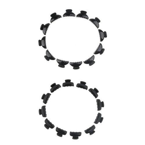 Perles marque generique 24 pcs Mini Pince à Cheveux en Plastique Epingle Clip à Coiffure Accessoire de Coiffage