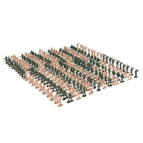 Avions marque generique 360pcs 1/72 échelle En Plastique Soldats Militaires Figurine Armée Sable Table Accs