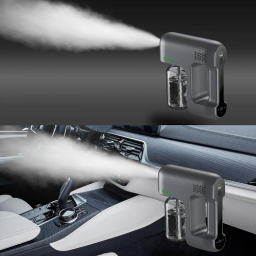 Coiffure 400ml Home Car Salon Portable Fogger Machine Nano Steam Spray Guns Mister Black