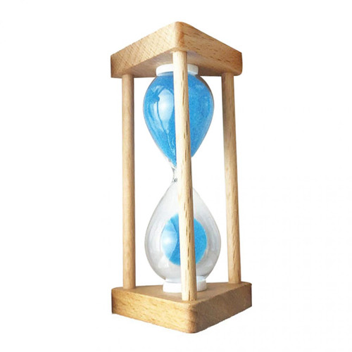 marque generique - 5 minutes en bois cadre sablier sablier sablier horloge horloge décor décoration rouge - Minuteries et programmateurs