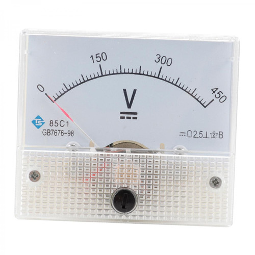 Mètres 85C1 Voltmètre De Panneau Analogique Voltmètre DC Volt Voltmètre Jauge DC 0-450V