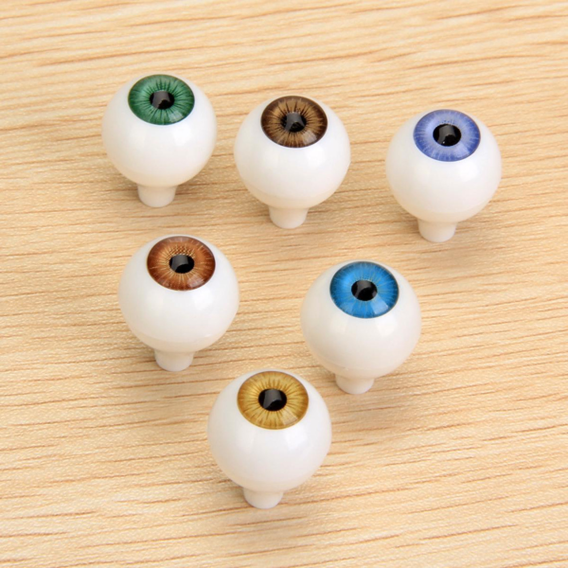 8 pièce ronde acrylique poupées yeux Yeux Globes Oculaires 14 mm 