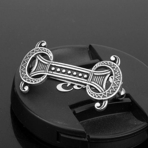 Broches de maçon 8x Broche Norse Médiévale Viking Bouclier Symbole Broche Ovale Celtique Châle Pull Broche