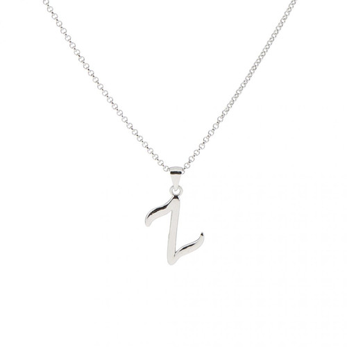 marque generique - a-z alphabet mode initiale lettre pendentif collier chaîne bijoux e marque generique  - Perles alphabet