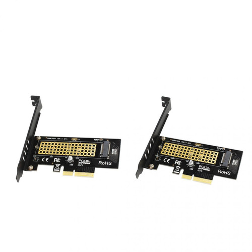 marque generique - Adaptateur PCIe 2x NVME, M. 2 SSD NVME Vers PCI - Disque Dur interne