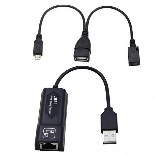 marque generique - Adaptateur USB Robuste Gigabit USB Vers La Carte Réseau RJ45 Lan RJ45 1000Mbps - Hub ethernet