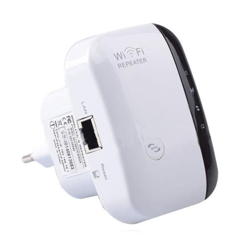 marque generique - Amplificateur WiFi Repeteur Booster de signal sans fil WiFi extender 300M WLAN 802.11n/g/b (Blanc) - Wifi extender