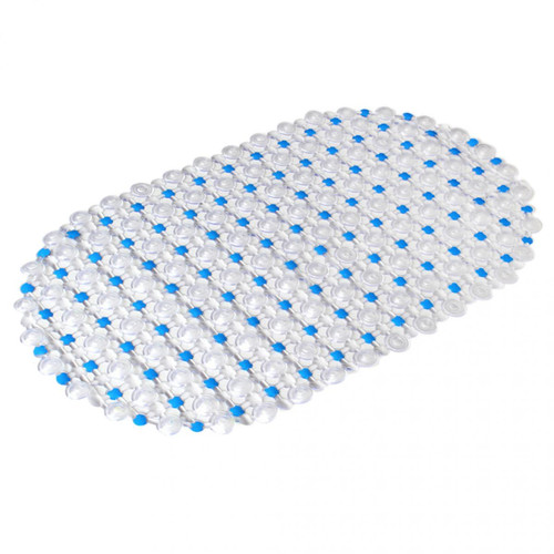 marque generique - antidérapant pvc bain douche tapis de bain étage baignoire pad tapis bleu foncé marque generique  - marque generique