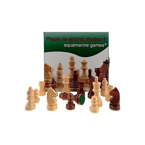 marque generique - Aquamarine Games ? Pions d'échecs Staunton 4 (cp029 a) marque generique  - Pions