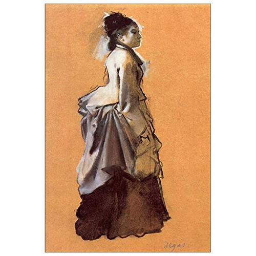 marque generique - ArtPlaza Degas Edgar-Young Lady in The Road Costume Panneau Décoratif Bois, Multicolore, 60 x 1,8 x 90 cm marque generique  - Tableaux, peintures marque generique