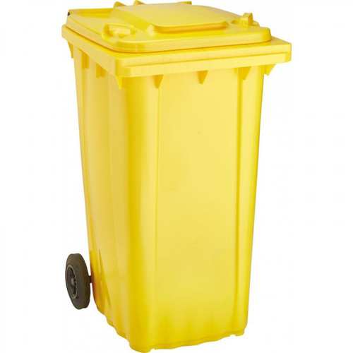 OI - Bac Poubelle WAVE 240-l Plastique jaune OI  - Sacs à déchets