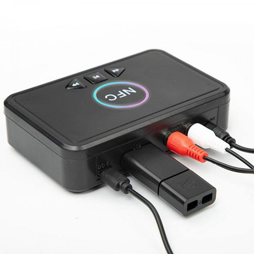 marque generique - Bluetooth Audio Récepteur avec NFC, Sans Fil Audio, Aux BT Haut-Parleur Adaptateur Convertisseur marque generique  - Enceinte sans fil wifi