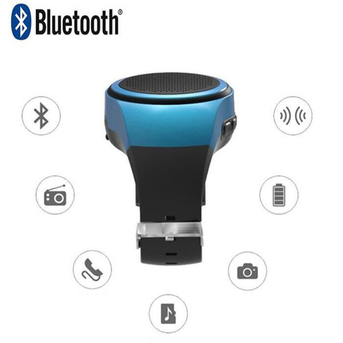 marque generique - Bluetooth Récepteur Bluetooth Sport Musique Montre Portable Mini 2.1 + edr Sport Haut-Parleur Tf Carte Fm Pour Audio Haut-parleurs marque generique  - Enceintes Hifi