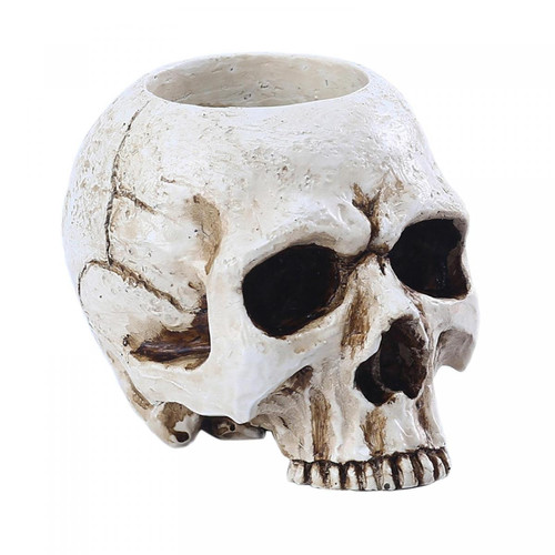 marque generique - Bougeoir Crying Skull Candlestick Taper marque generique  - Bougeoirs, chandeliers Blanc
