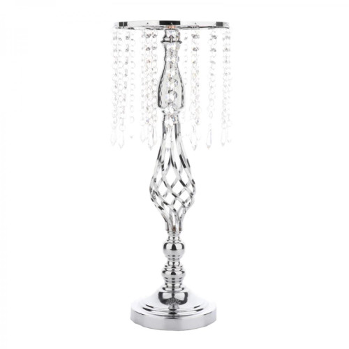 marque generique - Bougeoir en cristal marque generique  - Bougeoirs, chandeliers Doré + argent