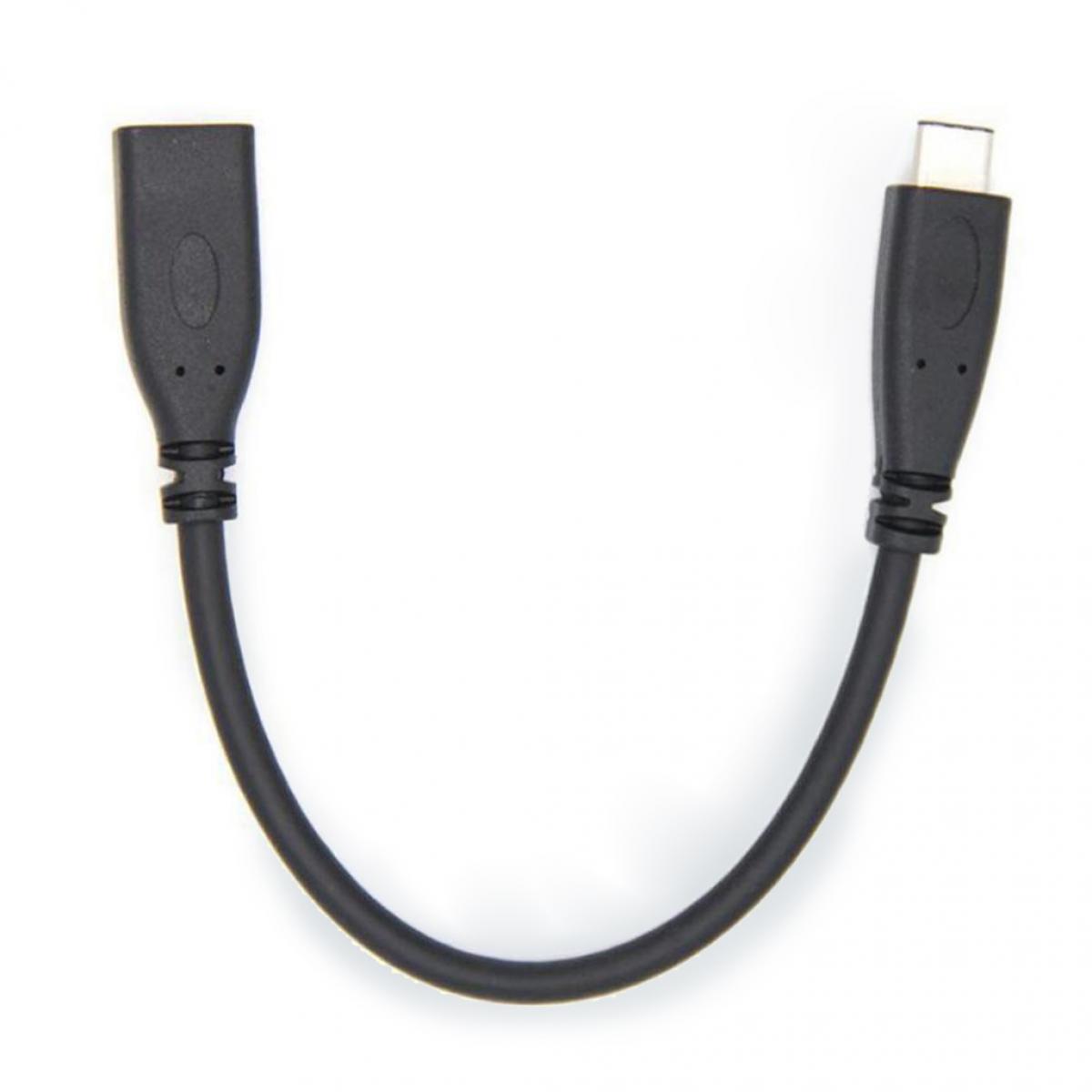 marque generique - Câble de rallonge USB 3.1 type C mâle à femelle 10Gbps,  chargement et synchronisation 1m - Hub - Rue du Commerce