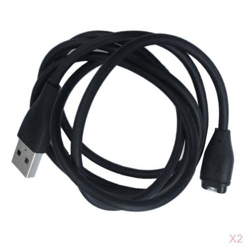 marque generique - Câble De Recharge USB 2 X Pour Garmin Fenix5 / 5x / 5s SmartWatch Black marque generique  - Garmin accessoire