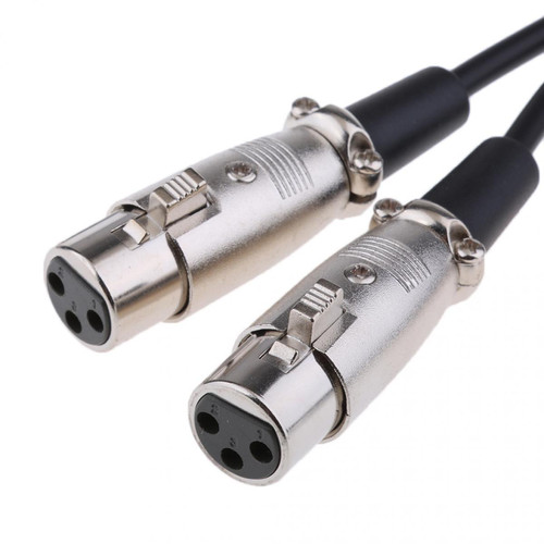 marque generique Câbles pour microphone Câble audio 1 Mâle Vers 2 Femelle