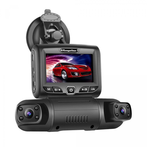 marque generique - Caméra de voiture Dash Cam WiFi GPS voiture DVR Range Tour - 3 canaux 2K + 1080P + 1080P, Double objectif, 8 lumières infrarouge, Vision nocturne, 3 objectifs 170 degrés marque generique  - Camera surveillance infrarouge