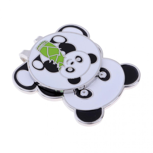 marque generique - casquette de golf clip balle magnétique marqueur chapeau visière clip golfeur club cadeau panda 1 marque generique  - Jeux panda