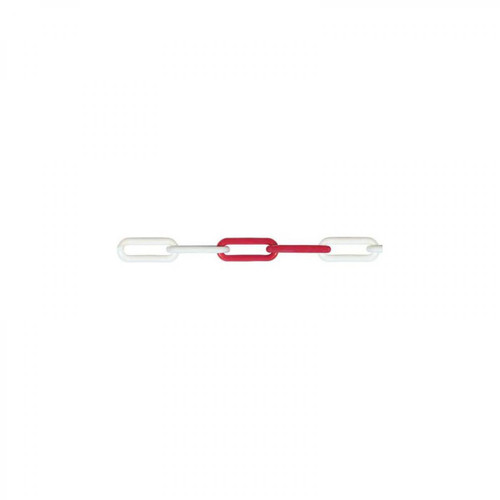 POSAMO - Chaine plastique 8mm Ro.25m (250x200) rouge/blanc (Par 25) POSAMO  - Quincaillerie