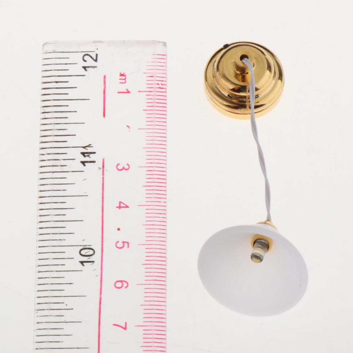 Échelle 1:12 non fonctionnel en plastique standard Lampadaire Maison De Poupées Lumière Accessoire G 