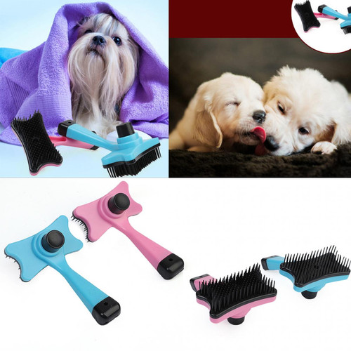 Equipement de transport pour chien chien de compagnie chat cheveux toilettage peigne râteau pinceau brosse brosse toiletteur outils bleu