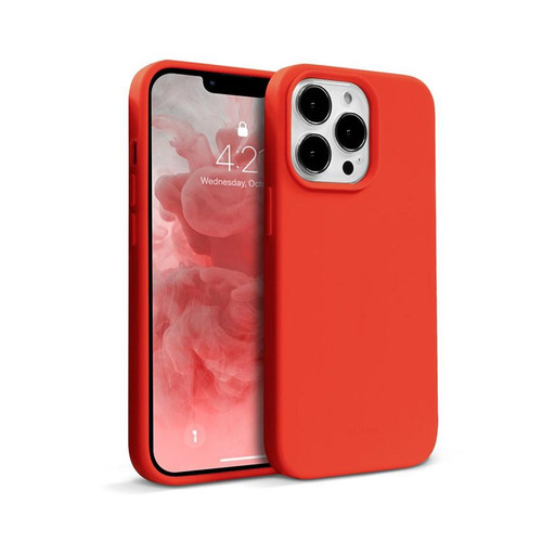 marque generique - Coque en silicone liquide Crong Color Cover pour iPhone 13 Pro Max (Rouge) marque generique  - Coque, étui smartphone
