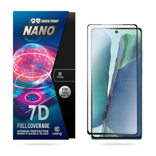 marque generique - Crong 7D Nano Flexible Glass - Protecteur d'écran hybride à couverture complète 9H Samsung Galaxy Note 20 marque generique  - Protection écran smartphone