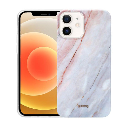 marque generique - Crong Marble Case - Coque pour iPhone 12 Mini (Rose) marque generique  - Iphone case