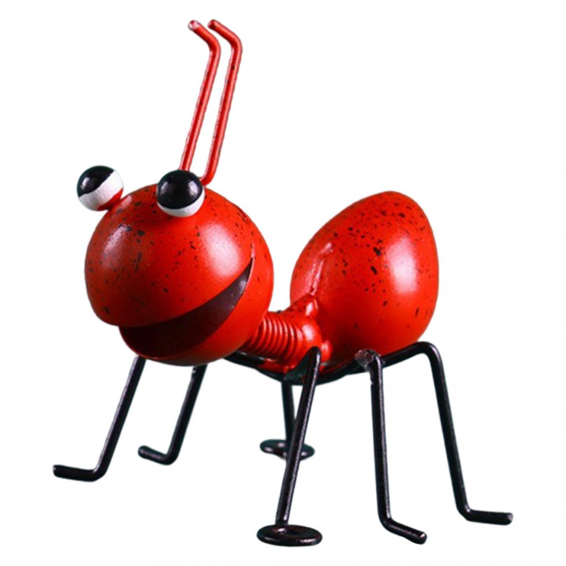 Rouge,Hauteur Env. iMP Figurine Décorative Fourmi pour Suspendre,de Jardin,Métal 