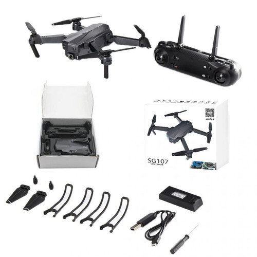 marque generique - Drone RC Avec Caméra Quadricoptère Aérien à Flux Optique 1080P Boîte De 2 Caméras marque generique  - marque generique