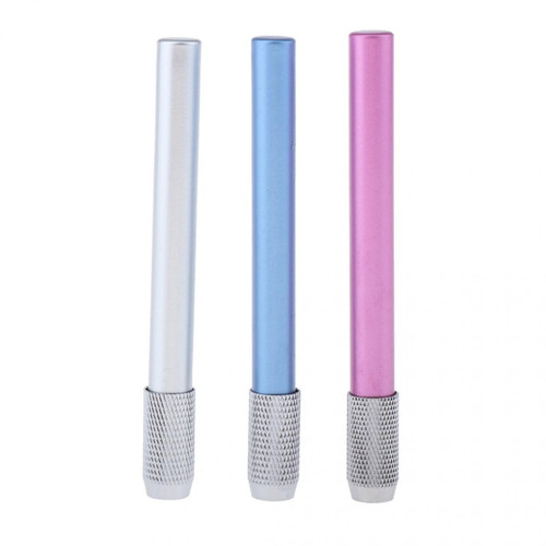 Objets déco marque generique Extension de crayon porte-rallonge crayon couleurs assorties rose + bleu + violet