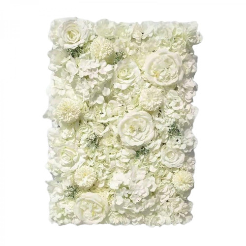 marque generique - Fleurs En Soie Artificielle Panneau Mural Fête De Mariage Décor Floral Violet - décoration japonaise Décoration