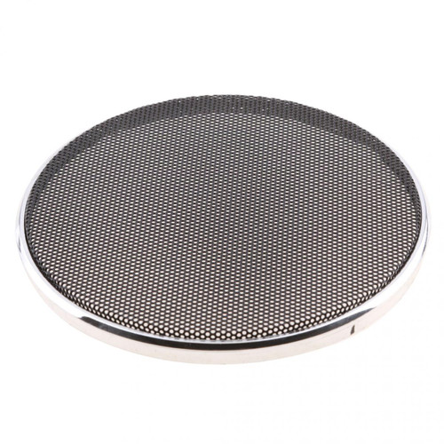 marque generique - haut-parleur cercle décoratif noir housse de protection grille maille 6.5 pouces - Accessoires enceintes