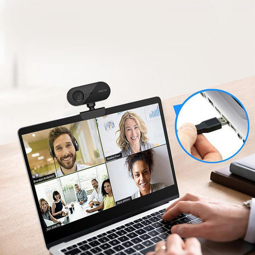 marque generique Haute Définition Rotatif USB 2K 1080P Webcam avec Mic Microphone Web Cam pour PC Portable de Bureau Étudiant Conférence diffusion en direct