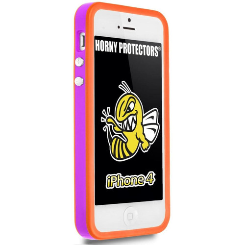 marque generique - HORNY PROTECTORS® Bumper avec Boutons en métal pour Apple iPhone 4 (Non 4S) marque generique  - Coque, étui smartphone