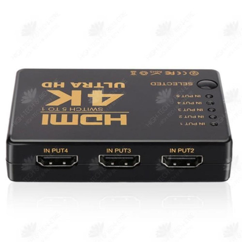 marque generique - HTBE® Séparateur de commutateur HDMI commutateur cinq-en-un-sortie Commutateur 4K avec télécommande haute résolution haute compatibi marque generique  - Câble et Connectique