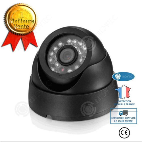 Caméra de surveillance connectée marque generique INN® Caméra de surveillance 720P bus AHD haute définition conque caméra dôme coque métallique infrarouge vision nocturne caméra de