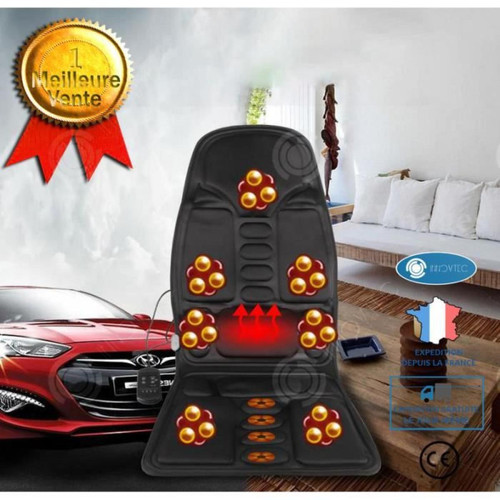 marque generique - INN Coussin de massage multifonctionnel pour voiture, fauteuil de massage à vibrations à double usage pour voiture et maison marque generique  - marque generique