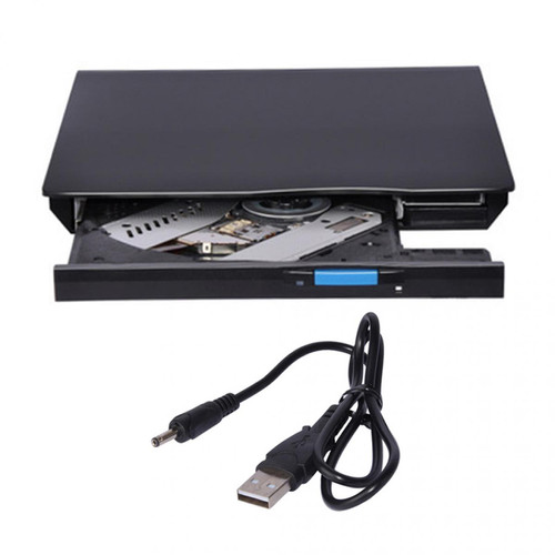 SSD Interne Lecteur De CD Externe USB 2.0 Graveur DVD-RW Graveur Pour Ordinateur De Bureau Noir