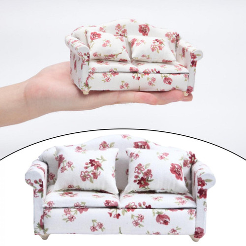 marque generique maison de  miniatures canapé fauteuil chambre meubles