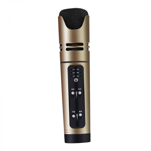 marque generique - Microphone Sans Fil Avec Puce Numérique DSP Mini Micro Portable Chantant Rose marque generique  - Microphone