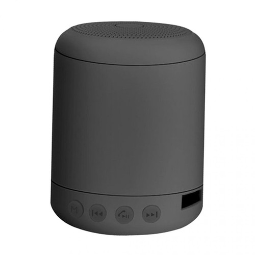 marque generique Mini Haut-parleur Bluetooth Sans Fil Portable IPX5 étanche Pour Salle De Bain Noir