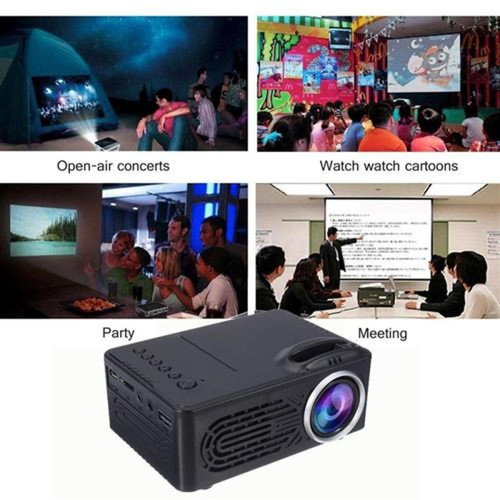 marque generique Mini projecteur de 4000 lumens Full HD 1080P LED Hifi Home Cinema Theatre Video Player Réglementations européennes