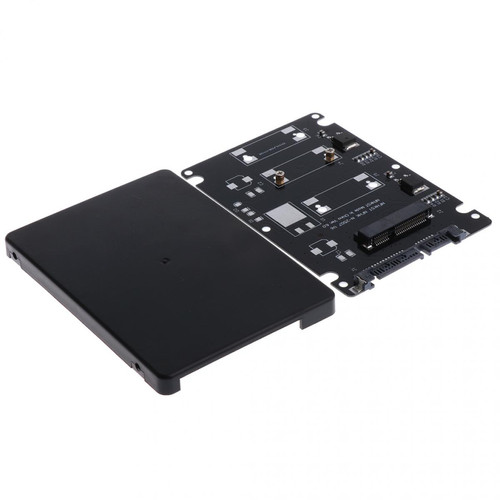 marque generique - Mini SATA mSATA SSD vers 2.5'' SATA 3.0 HDD Carte Adaptateur Housse de Protection 7mm pour PC marque generique  - Adaptateur ide sata Câble et Connectique