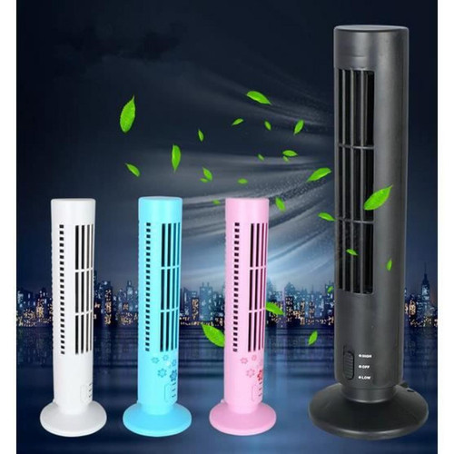 marque generique - mini Ventilateur Colonne climatisation Climatiseur USB Ventilateur de Table de PC Noir marque generique  - Ventilateur marque generique