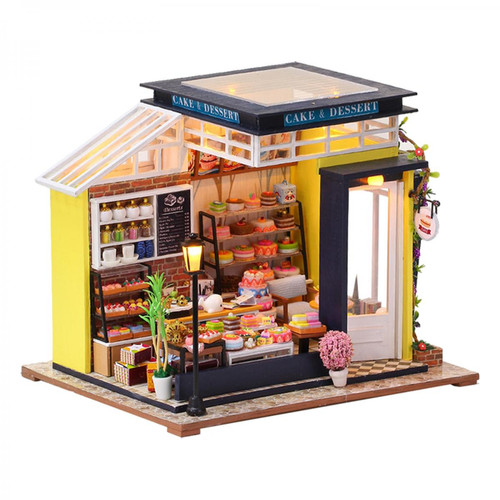 marque generique - Miniature DollHouse Baking Shop Kit Fantasy Jouets éducatifs Cadeau Romantique Avec Couvercle marque generique  - Ludique & Insolite